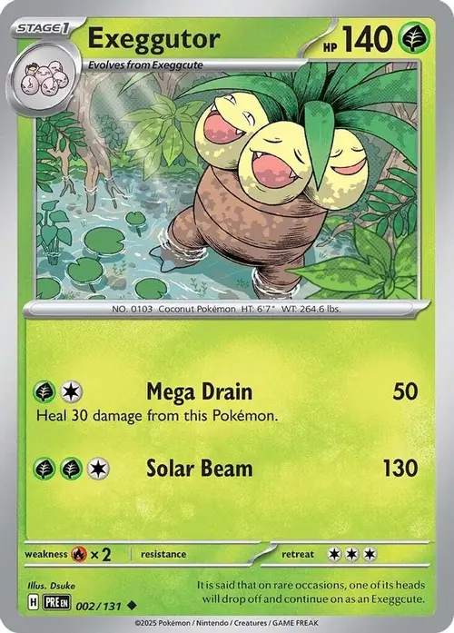 Exeggutor card art