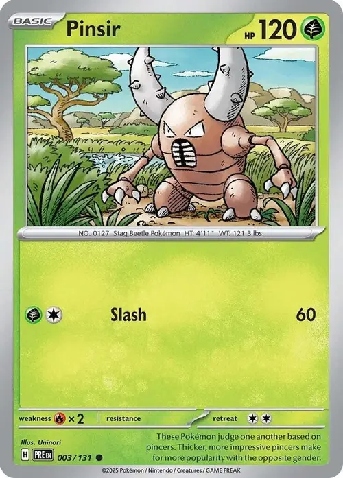 Pinsir card art