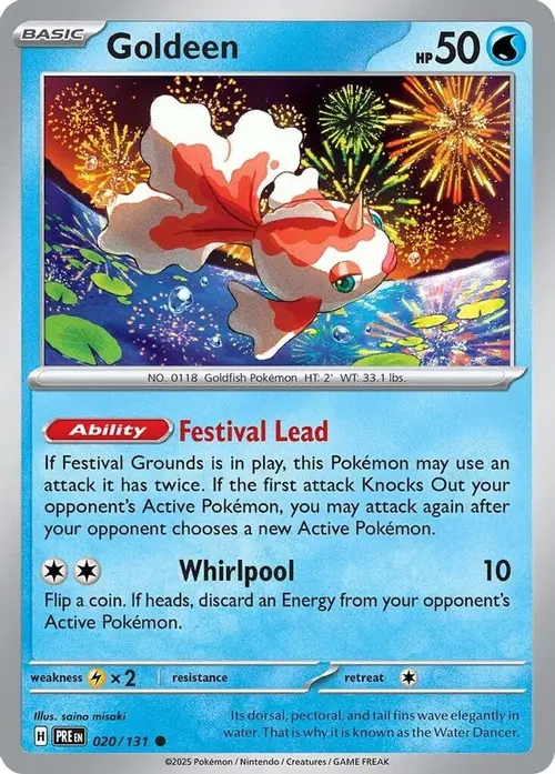 Goldeen card art