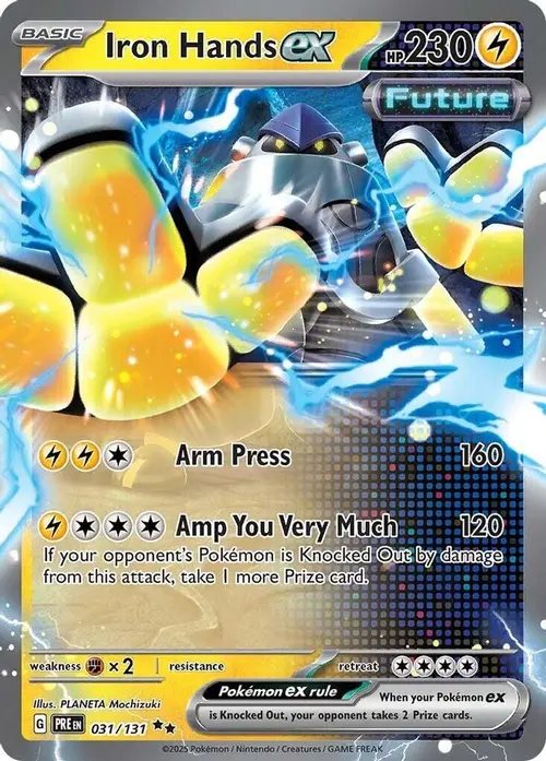 Iron Hands ex - 031/131 card art