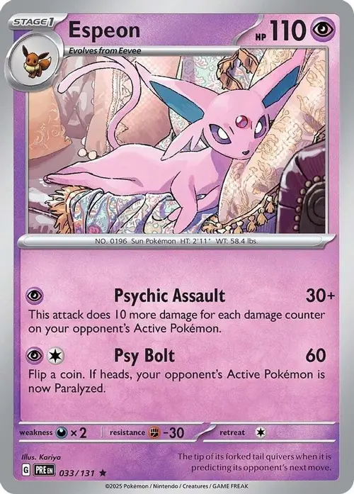 Espeon card art