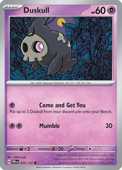 Duskull card art