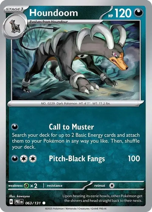 Houndoom card art