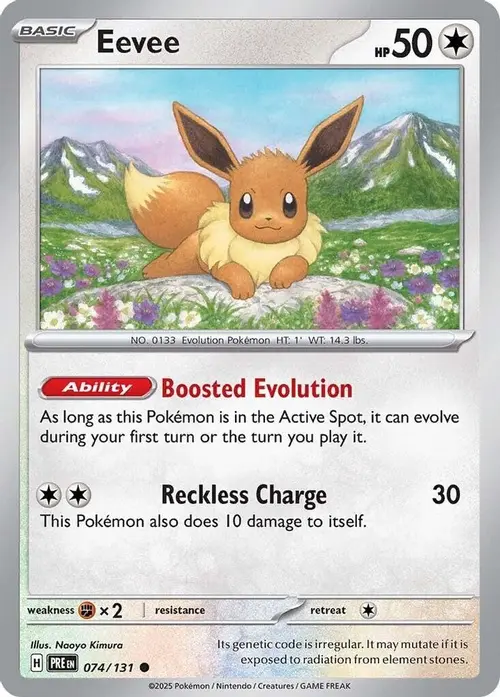 Eevee card art
