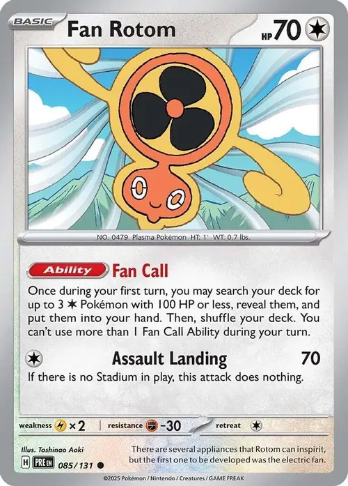 Fan Rotom card art