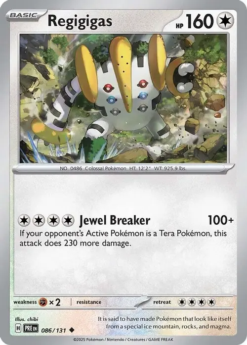 Regigigas card art