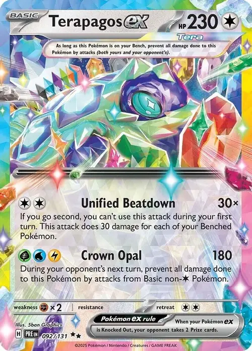 Terapagos ex - 092/131 card art
