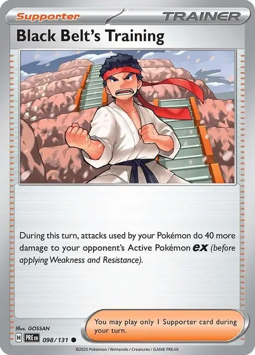 Black Belt's Training - 098/131 card art
