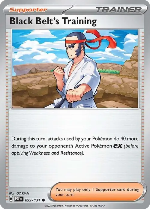 Black Belt's Training - 099/131 card art