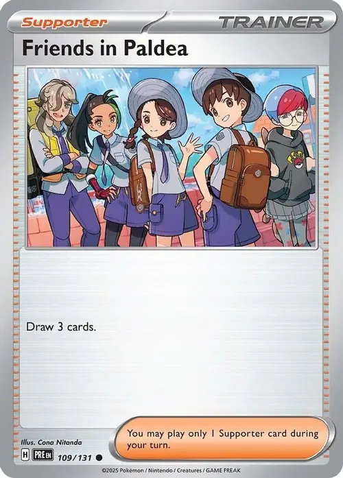 Friends in Paldea - 109/131 card art
