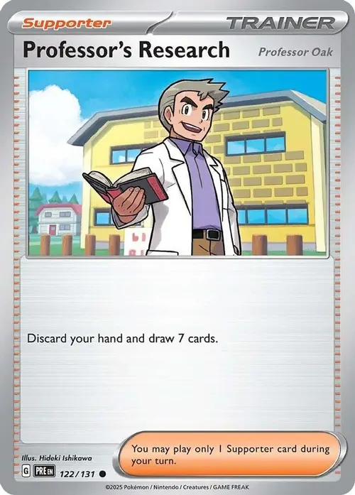 Professor's Research [Professor Oak] card art