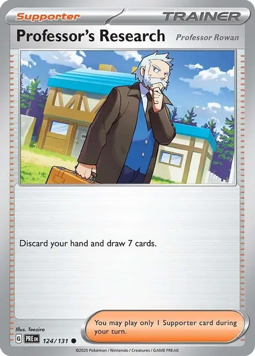 Professor's Research [Professor Rowan] card art