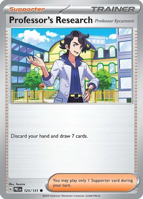 Professor's Research [Professor Sycamore] card art