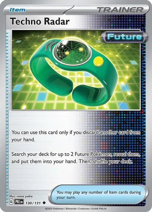Techno Radar card art