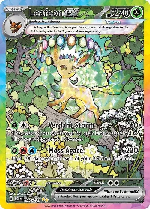 Leafeon ex - 144/131 card art