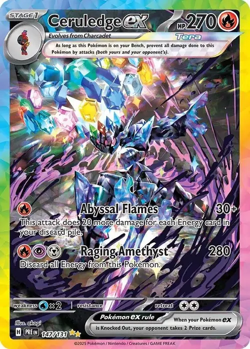 Ceruledge ex card art