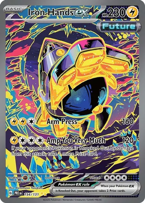 Iron Hands ex - 154/131 card art
