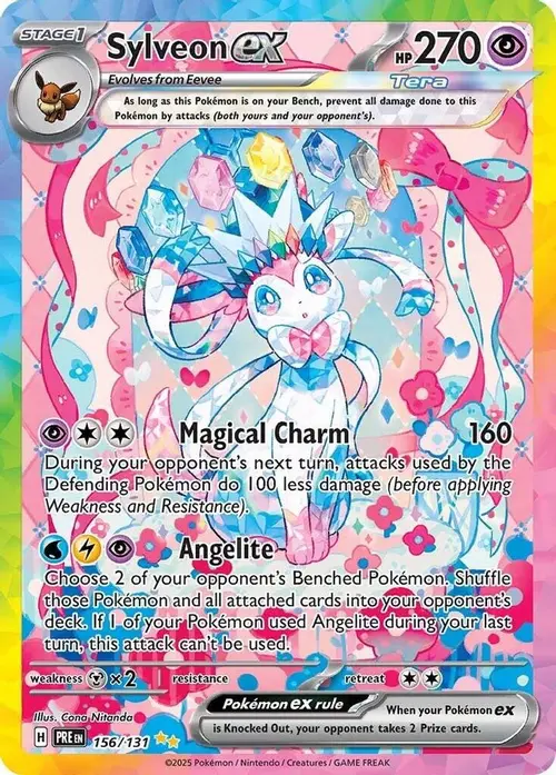 Sylveon ex - 156/131 card art