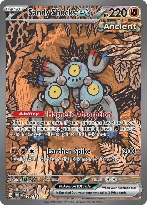 Sandy Shocks ex - 159/131 card art