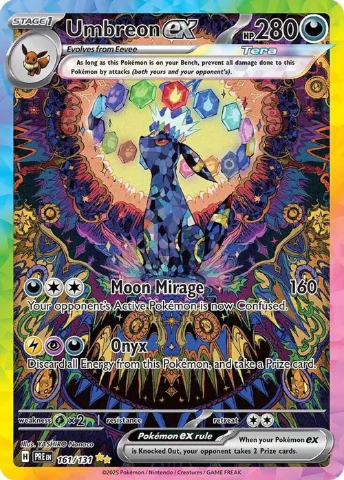 Umbreon ex - 161/131 card art