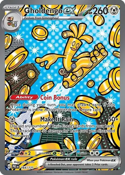 Gholdengo ex card art