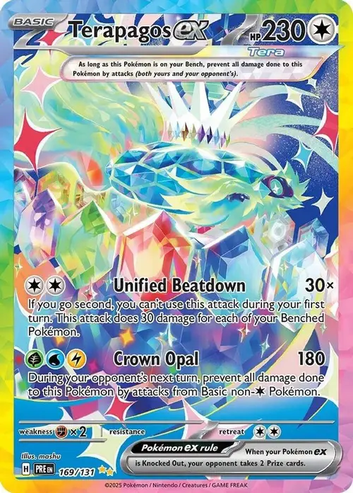Terapagos ex - 169/131 card art