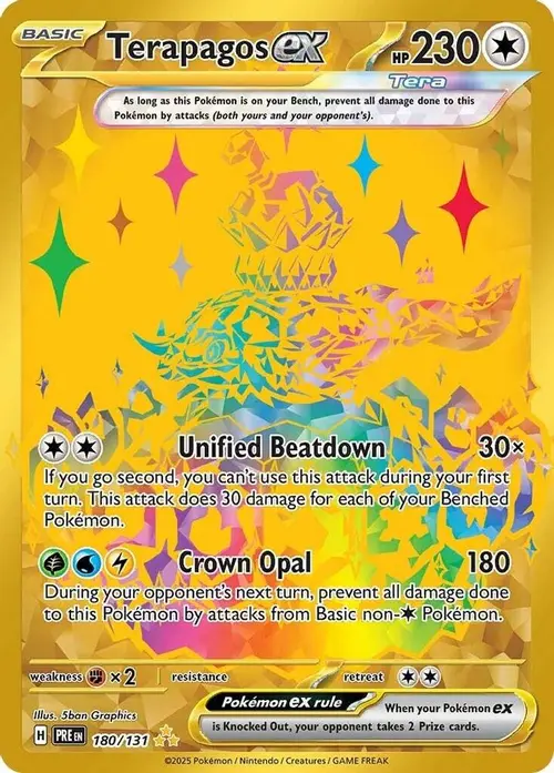 Terapagos ex - 180/131 card art