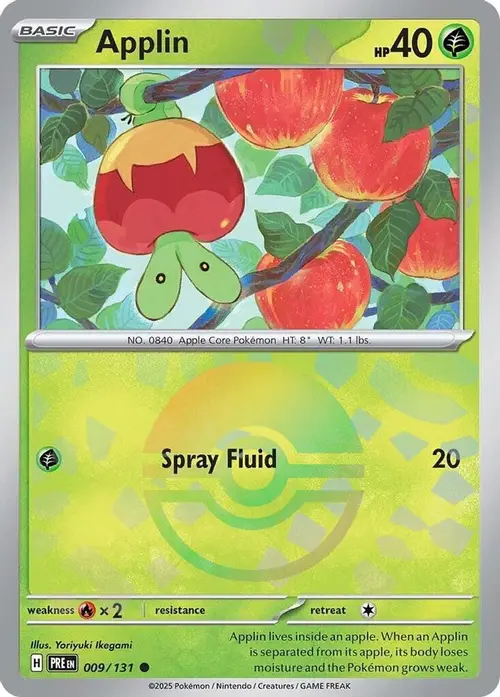 Applin (Poke Ball Pattern) card art