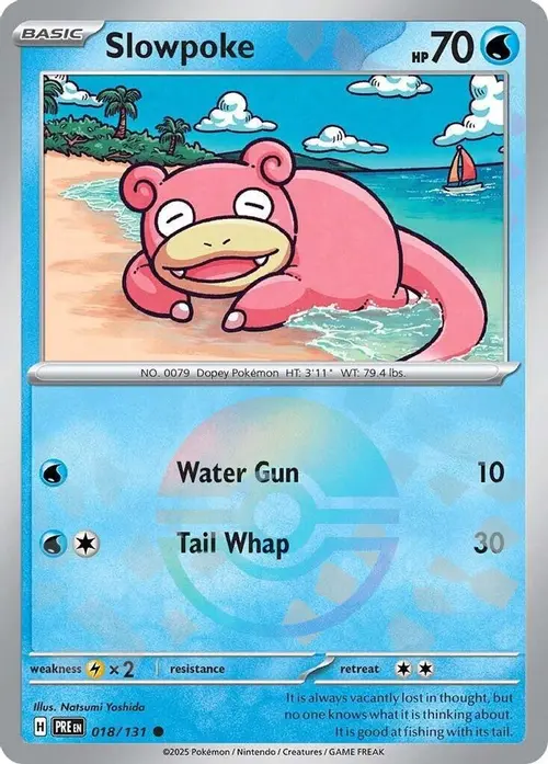 Slowpoke (Poke Ball Pattern) card art