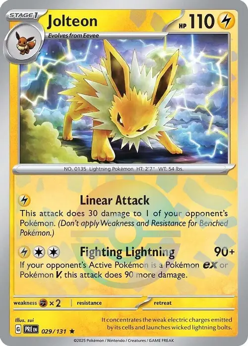 Jolteon (Poke Ball Pattern) card art