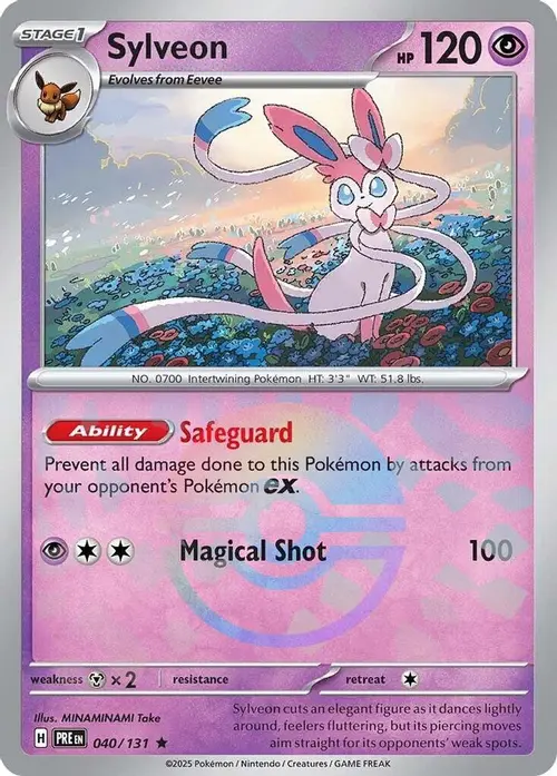 Sylveon (Poke Ball Pattern) card art