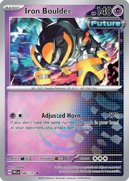 Iron Boulder (Poke Ball Pattern) card art