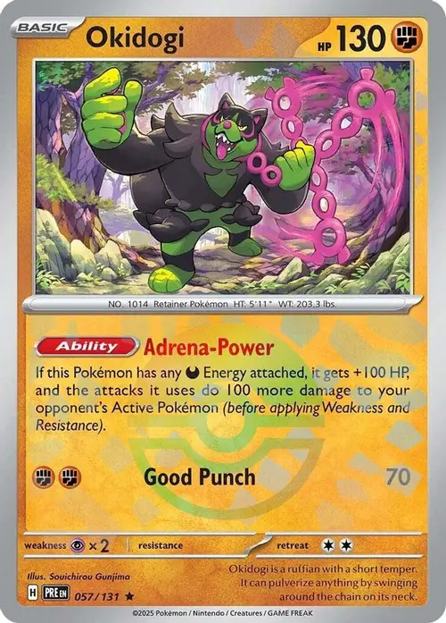 Okidogi (Poke Ball Pattern) card art