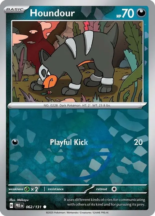 Houndour (Poke Ball Pattern) card art