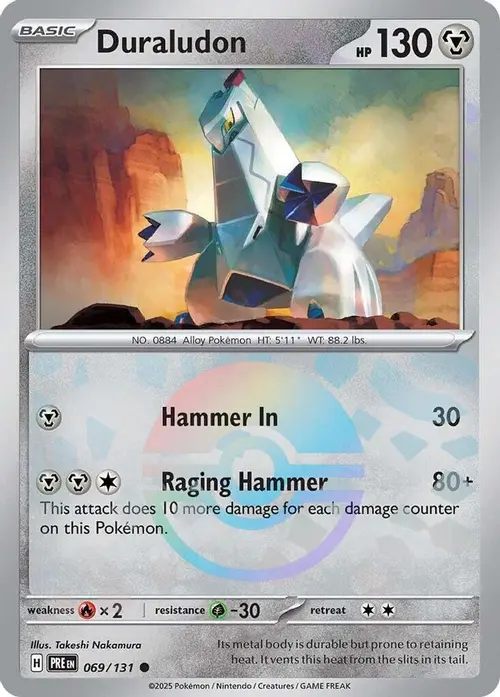 Duraludon (Poke Ball Pattern) card art