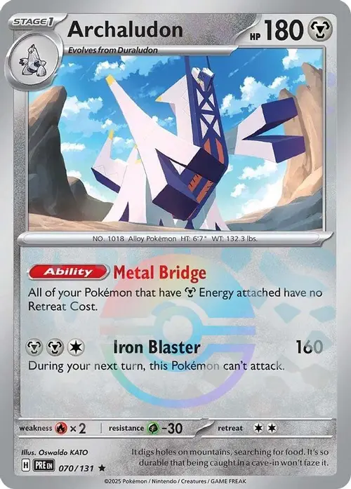 Archaludon (Poke Ball Pattern) card art