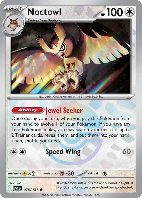 Noctowl (Poke Ball Pattern) card art