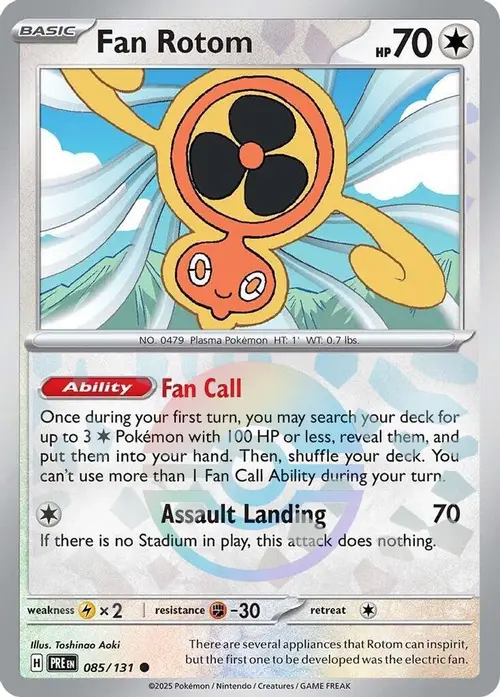 Fan Rotom (Poke Ball Pattern) card art