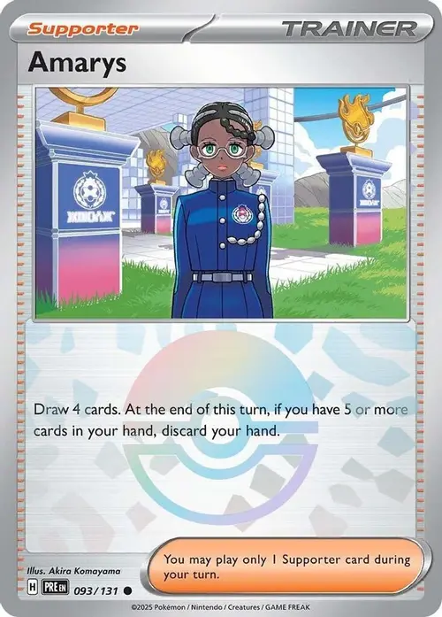 Amarys - 093/131 (Poke Ball Pattern) card art