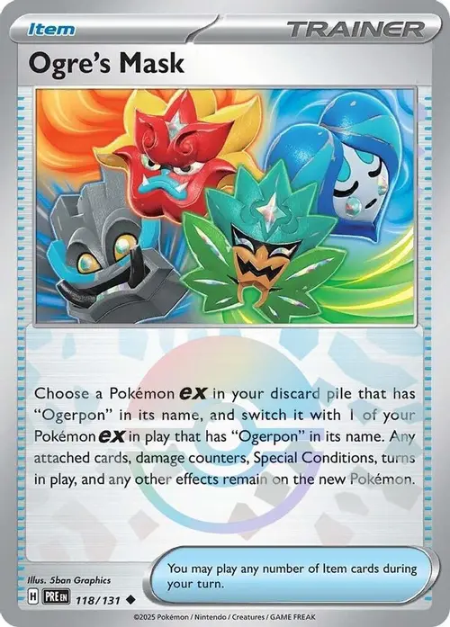 Ogre's Mask (Poke Ball Pattern) card art