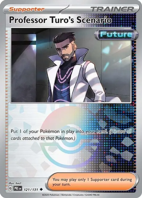 Professor Turo's Scenario (Poke Ball Pattern) card art