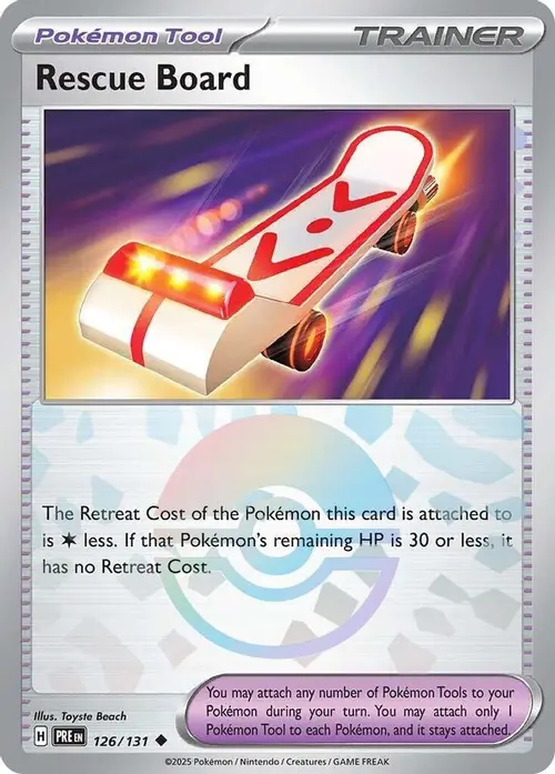 Rescue Board (Poke Ball Pattern) card art