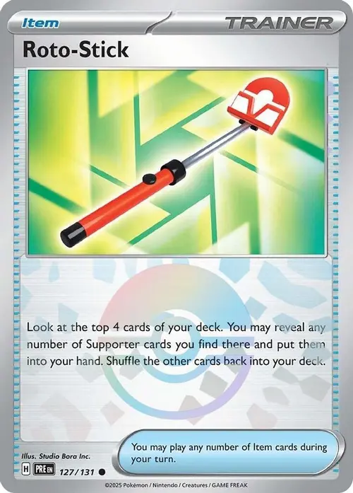 Roto-Stick (Poke Ball Pattern) card art