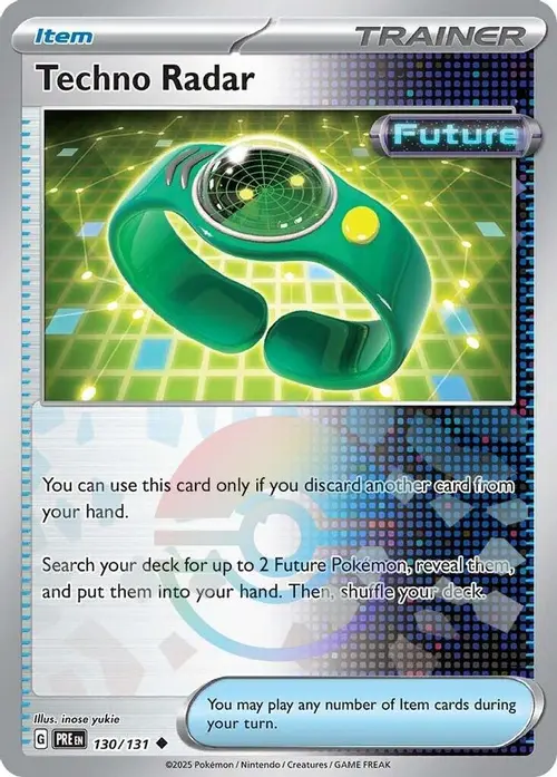 Techno Radar (Poke Ball Pattern) card art