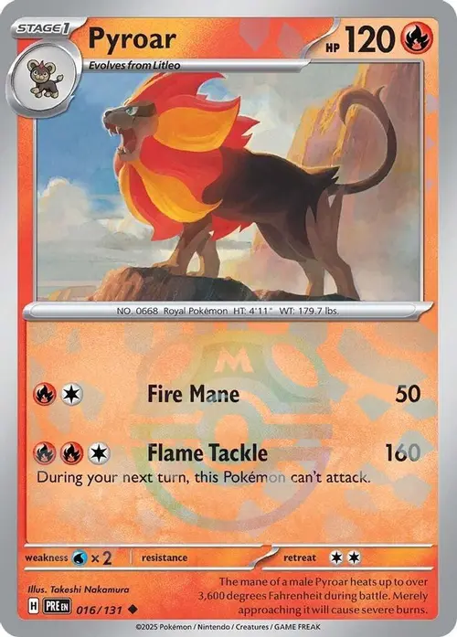 Pyroar (Master Ball Pattern) card art