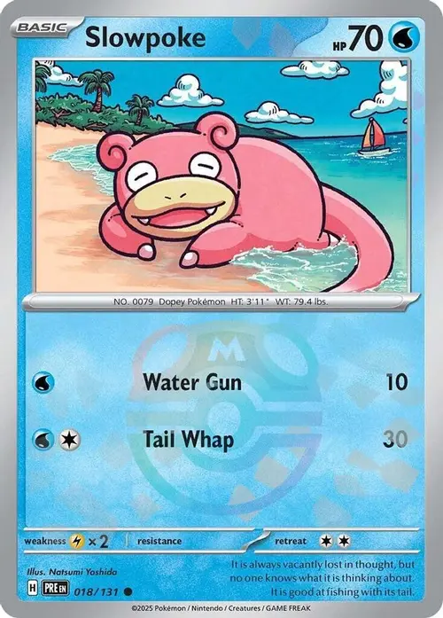 Slowpoke (Master Ball Pattern) card art
