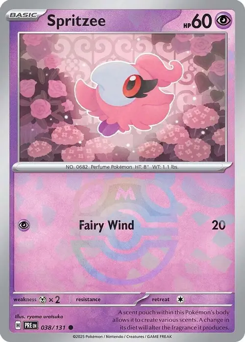 Spritzee (Master Ball Pattern) card art