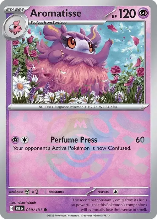 Aromatisse (Master Ball Pattern) card art