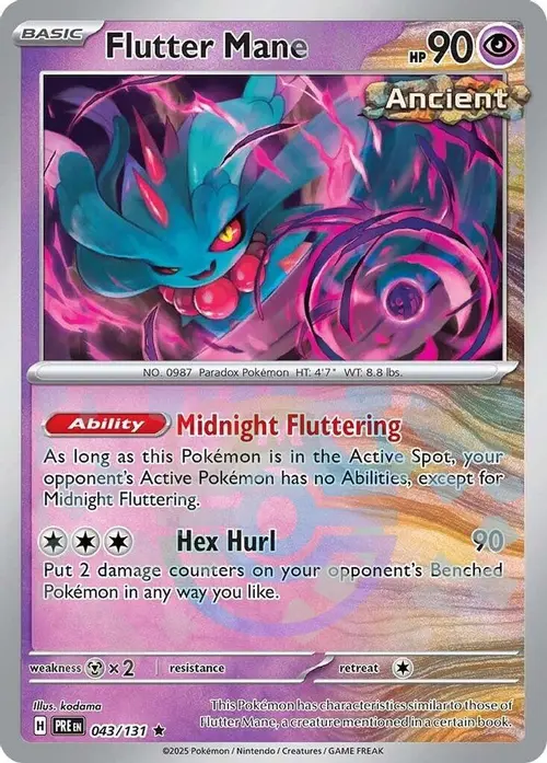 Flutter Mane (Master Ball Pattern) card art