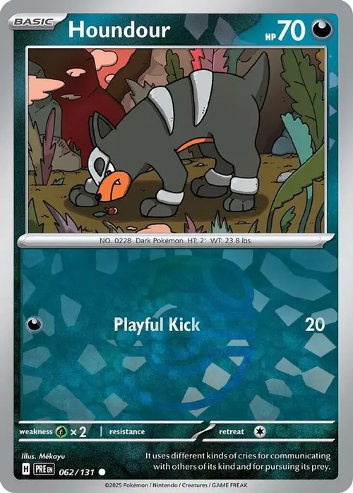 Houndour (Master Ball Pattern) card art
